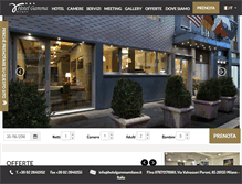 Tablet Screenshot of hotelgammamilano.it